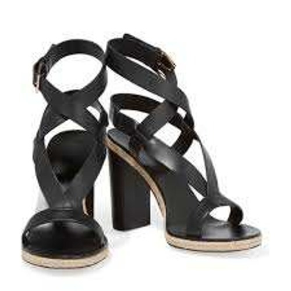 Tory Burch Marbella Open toe Espadrille Heels Sandals